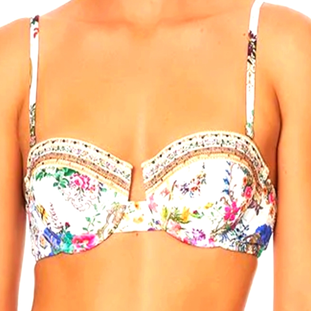 Ladies Camilla jeweled swim top